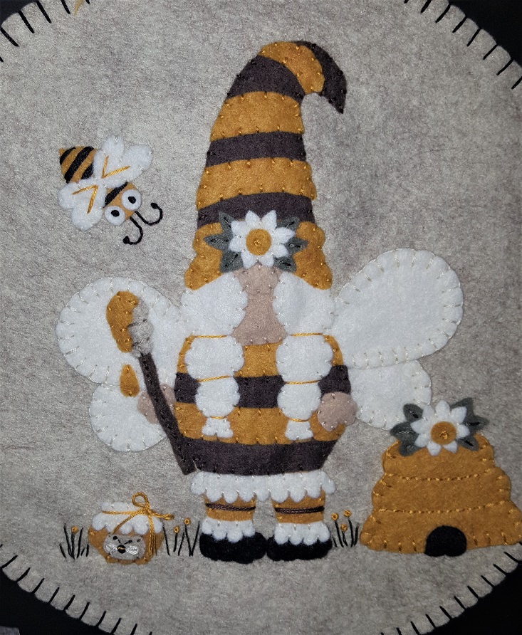 Bumble Bee Gnome Finished