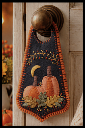  #ED310 Autumn in New England Banner & Doorknob Set