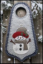  #ED315 First Snowfall doorknob hanger