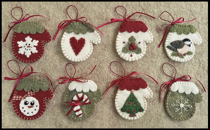 Mini Mittens Ornaments