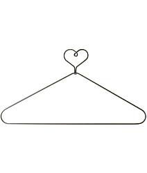 Wire Open Heart Hanger 3 Sizes