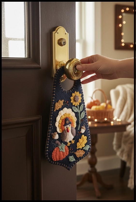 Thankful Doorknob Hanger
