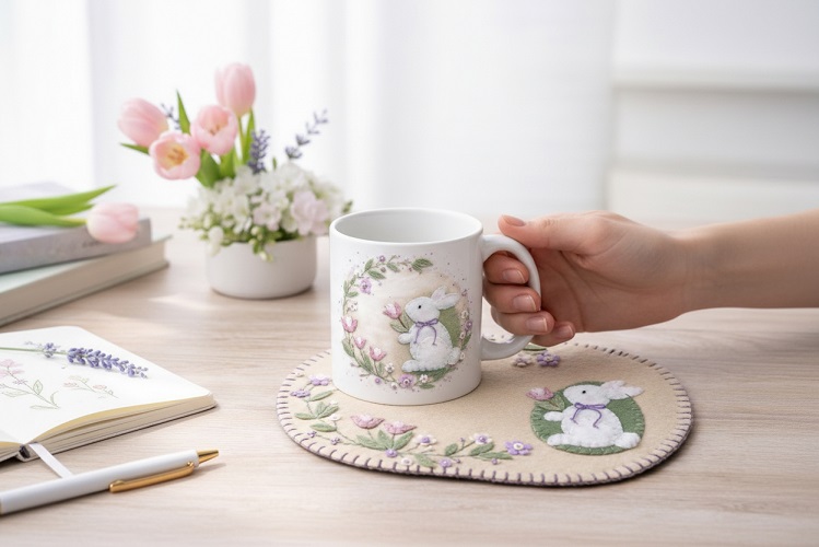 Springtime Mug Rug